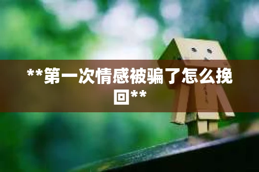 **第一次情感被骗了怎么挽回**