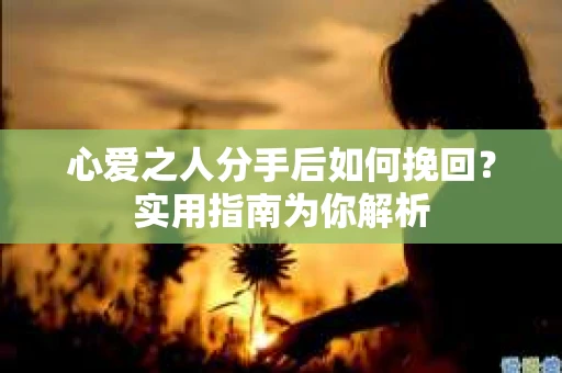 心爱之人分手后如何挽回？实用指南为你解析