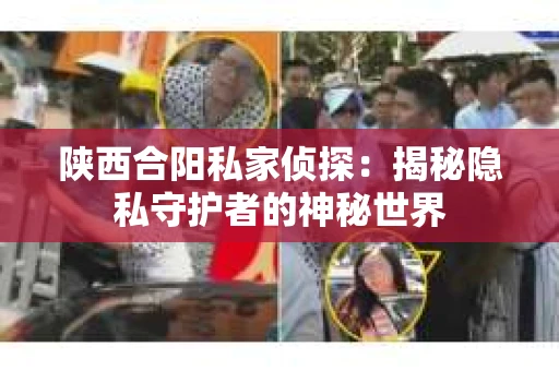 陕西合阳私家侦探：揭秘隐私守护者的神秘世界
