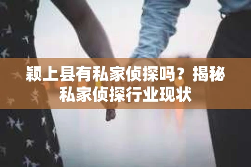 颖上县有私家侦探吗？揭秘私家侦探行业现状
