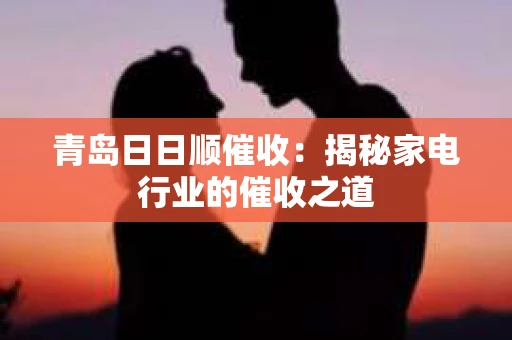 青岛日日顺催收：揭秘家电行业的催收之道