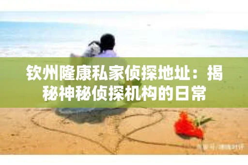 钦州隆康私家侦探地址：揭秘神秘侦探机构的日常