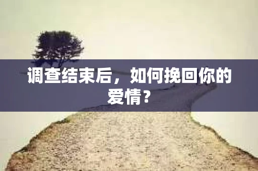 调查结束后,如何挽回你的爱情? 调查结束后,如何挽回你的爱情?