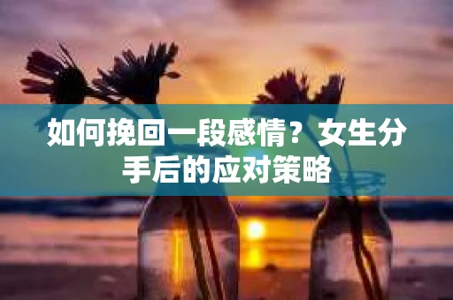 如何挽回一段感情?女生分手后的应对策略 如何挽回一段感情?女生分手后的应对策略