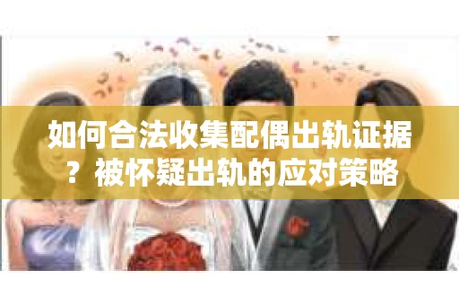 如何合法收集配偶出轨证据？被怀疑出轨的应对策略