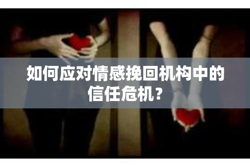 如何应对情感挽回机构中的信任危机？
